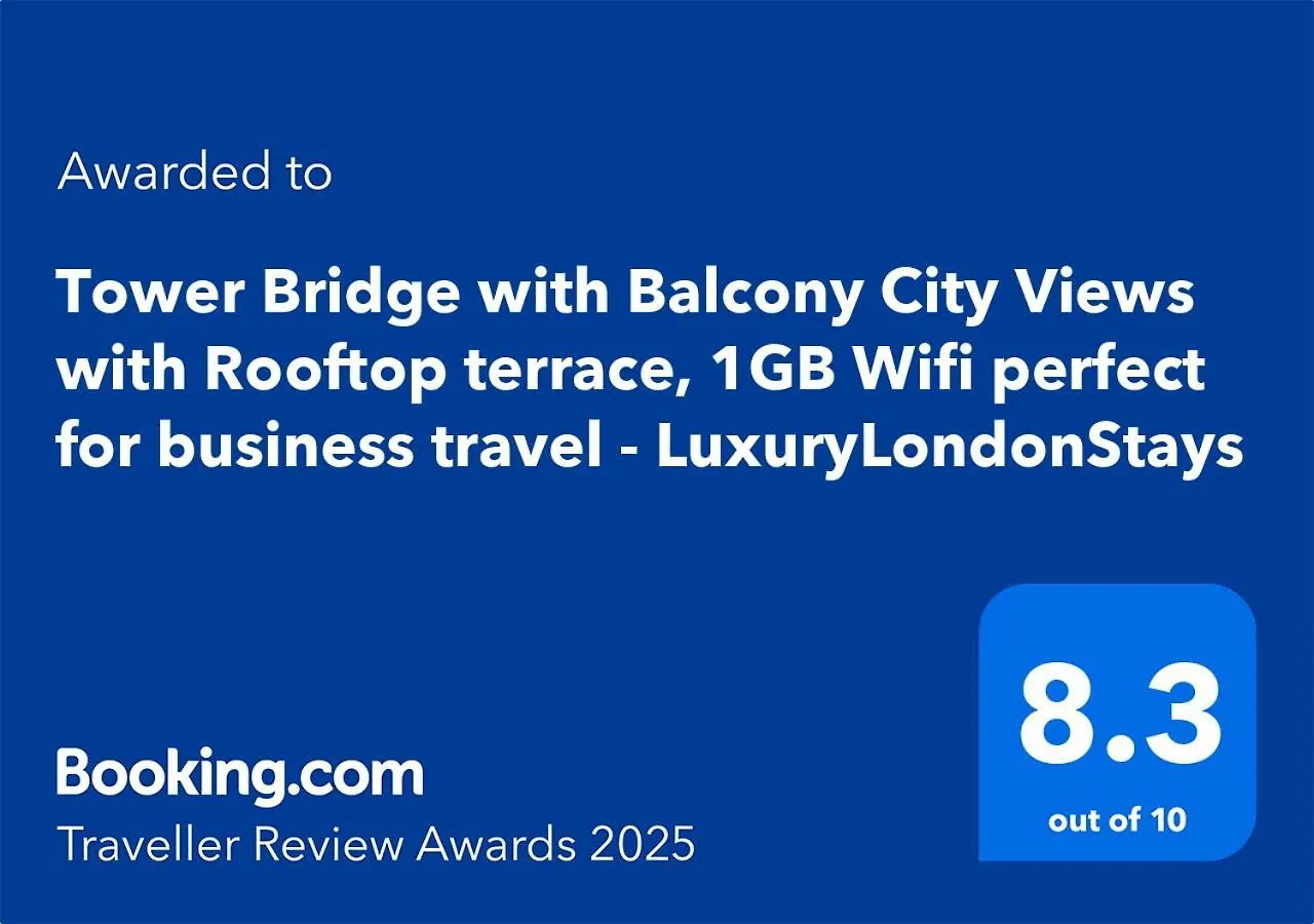 Apartment Tower Bridge - Balcony - Ac - Heated Floor - Fast Wifi - Luxurylondonstays United Kingdom